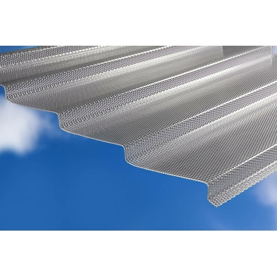 Lanit Plast Polykarbonátový vlnitý panel Marlon CSE Diamond Z-Top s šestihrannou strukturou 0,954 x 6 m čirý 1 ks