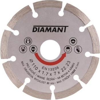 M.A.T Diamantový kotouč segmentový 125 x 22,2 mm 556863