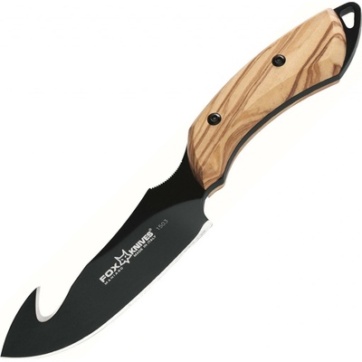 Fox Hunting Knife with Gut hook, Olive Wood Collection 1503 OL