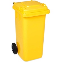 J.A.D. popolnica 120l plastová žltá nádoba na odpad