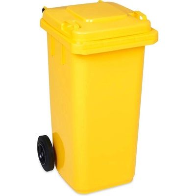 J.A.D. popolnica 120l plastová žltá nádoba na odpad