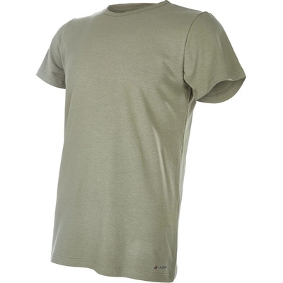 Baridi wear tričko pánské KR tenké výstřih U Outlast khaki