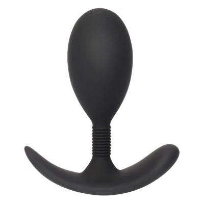 Chisa-novelties Силиконов анален плъг с вградена тежест Black Mont M