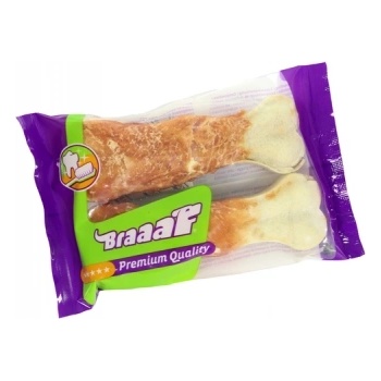 Braaaf Braaf Pressed Bone Chicken - Пресовани кокалчета обвити в нежно пилешко филе, х 12 см
