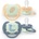 Philips Залъгалка Philips Avent Ultra Soft - Night, 6-18 м, 2 броя (SCF094/03)