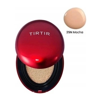 TIRTIR Mask Fit Red Cushion SPF 40 PA++ 25N Mocha Dlhotrvajúci make-up na tvár v hubke 18 g