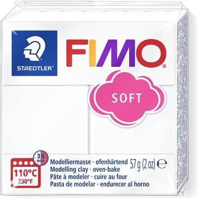 Fimo soft biela 56 g 0