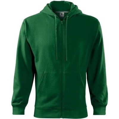 Malfini Trendy Zipper 410 fľašková zelená