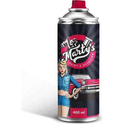 Marty's Autolak ve spreji Volkswagen VW 0R Oryxweiss Pearl 2ks/bal kvalita autolaku Standardní sprej 400ml