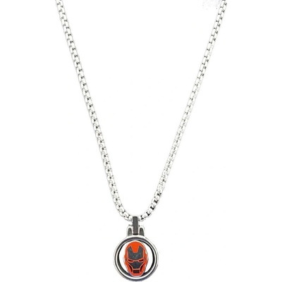 Disney pánský i dětský náhrdelník Iron Man Marvel ocelový C601053L-M.CS