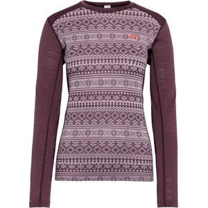 Kari Traa Дамско мериносово термобельо Kari Traa Women's Mina L/S Merino base layer - Cocoa Powder (115-2345-0314)