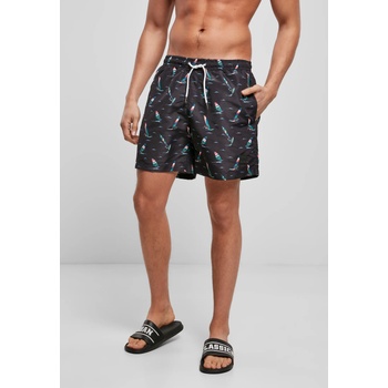 Urban Classics Мъжки плувни шорти Urban Classics Pattern? Swim Shorts surf aop UB-TB2679-00490 - Шарен, размер S