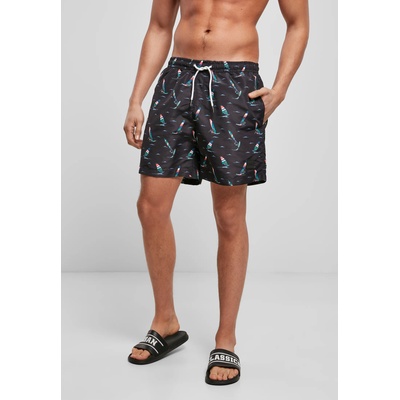 Urban Classics Мъжки плувни шорти Urban Classics Pattern? Swim Shorts surf aop UB-TB2679-00490 - Шарен, размер S