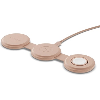 Satechi OntheGo 3-in-1 Wireless Charger - Desert Rose (ST-QTG31R)