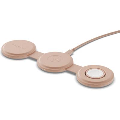Satechi OntheGo 3-in-1 Wireless Charger - Desert Rose (ST-QTG31R)