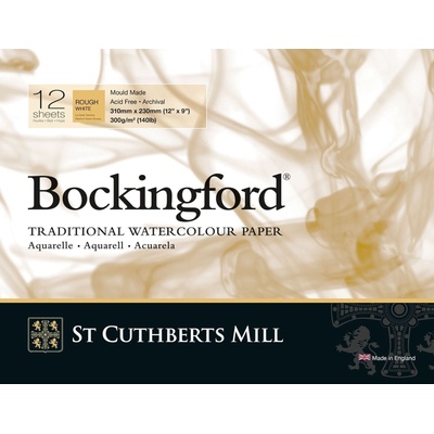 St Cuthberts Mill Bockingford Rough Скицник 12 31 x 23 cm 300 g White (T47430001011C)