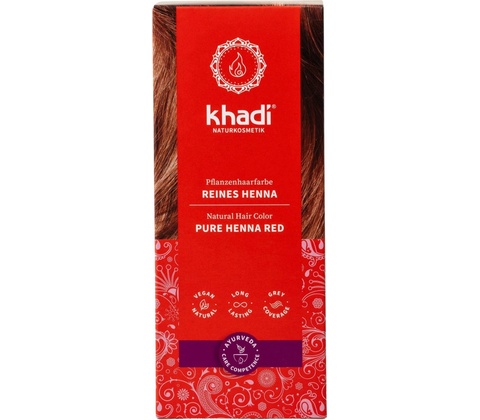 Khadi rostlinná barva na vlasy čistá henna 100 g