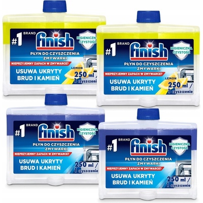 Finish Čistiace prostriedky na umývačku riadu Lemon + Regular 4 x 250 ml