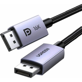 UGREEN Кабел Ugreen 15383, от DisplayPort(м) към DisplayPort(м), 1m, черен (UGR15383)