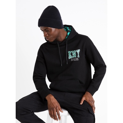 Celio Черен мъжки суитшърт с щампа Celio Demon Slayer Celio | Cheren | МЪЖЕ | XXS