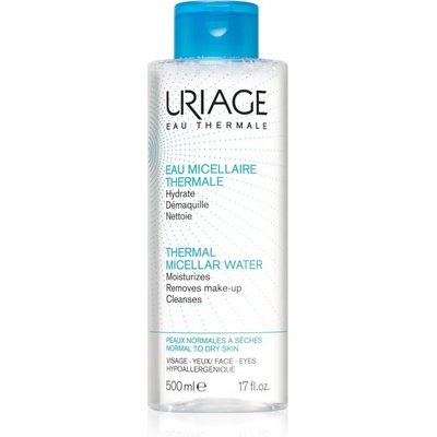 Uriage Hygiène Thermal Micellar Water - Normal to Dry Skin мицеларна почистваща вода за нормална към суха кожа 500ml