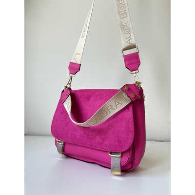 Laura Biaggi Ružová crossbody kabelka