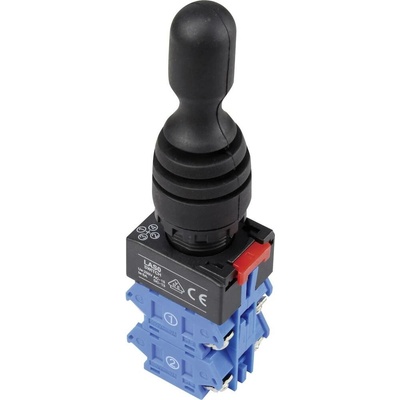 TRU COMPONENTS LAS0-K-40C41 joystick 250 V/AC rovná páka šroubovací IP67 1 ks