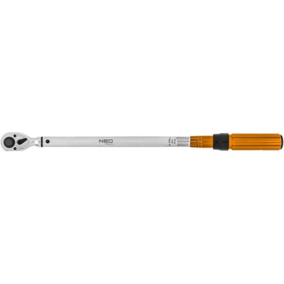 Neo Tools Momentový klíč "dvojité kliknutí", 1/2 ", 60-330 Nm 08-837