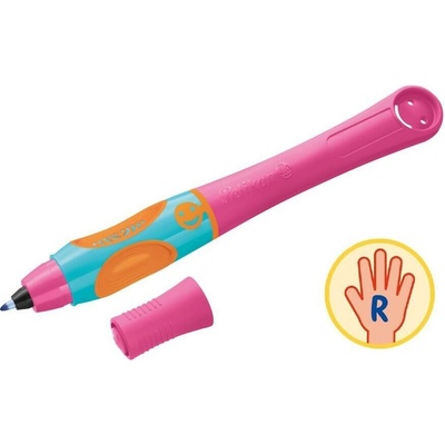 Pelikan Inkoustový roller Griffix 3 pro praváky - růžové/modré/blistr – Zboží Dáma