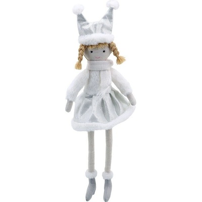 Парцалена кукла с красиви дрехи и шапка 32 см (wb001018)