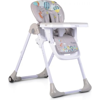 Moni Детски стол за хранене Muffin сив