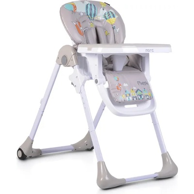 Moni Детски стол за хранене Muffin сив