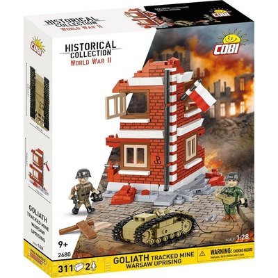 COBI 2680 World War II Německá pásová bomba Goliath Varšavské povstání 1:28