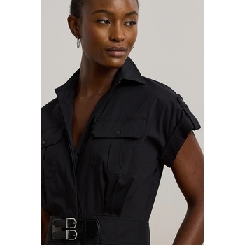 Ralph Lauren Рокля Lauren Ralph Lauren в черно дълга разкроена 200973594 (200973594)