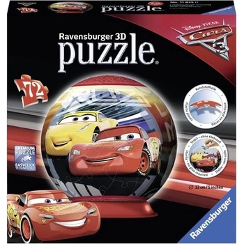 Ravensburger 3D Puzzleball Auta 3 72 ks