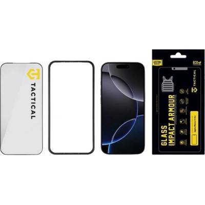 Tactical iPhone 17 Pro TACTICAL IMPACT ARMOUR GLASS 3D стъкло за защита на екрана, с антибактериално покритие + допълнителна рамка, ПРОЗРАЧНО 57983127177 (57983127177)