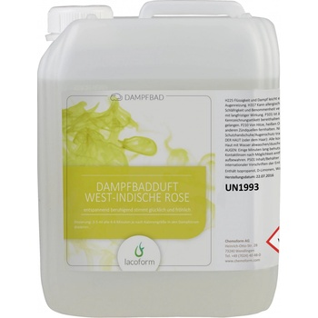 Lacoform Esencia do parného kúpeľa Západoindická ruža 5 l