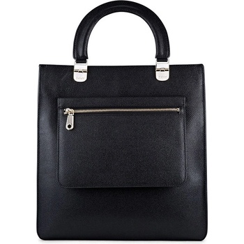 Černá kožená kabelka DKNY Mercer shopper