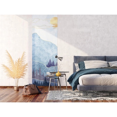 AG design FTNVL-3732 vliesová fototapeta Blue Mountain rozměry 90 x 270 cm