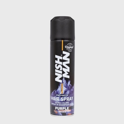 Nish Man Pro Mech Hair Spray Purple fialový 150 ml