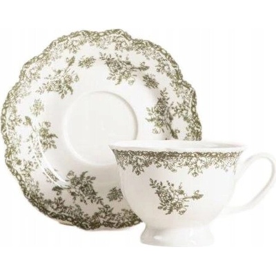 Homla Šálek s podšálkem Basic porcelán 200 ml