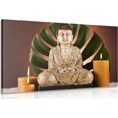 Obraz Budha s relaxačním zátiším - 120x80