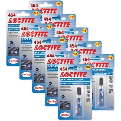 Loctite 454 sekundové lepidlo 3 g 10 ks
