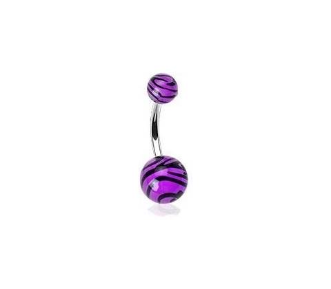 Piercing do pupíku 010-VIOLET