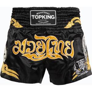 Top King Шорти за тренировка Top King Thai Boxing black/gold