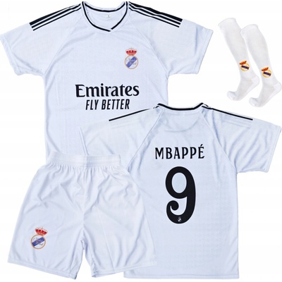 JAKS detský futbalový dres s podkolienkami Mbappé Real Madrid