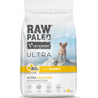 Raw Paleo Ultra Mini Puppy Turkey 8 kg