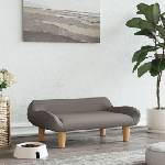 vidaXL Кучешко легло Таупе 70x40x24 см текстил (171949)