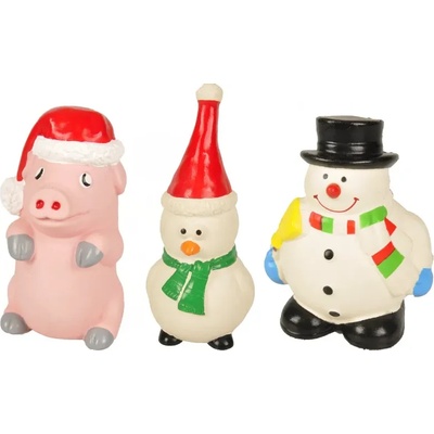 Flamingo Christmas Toy Fun Several - Коледни играчки за кучета от латекс, 6 см L X 5.5CM W X 11.5 см. /1 брой