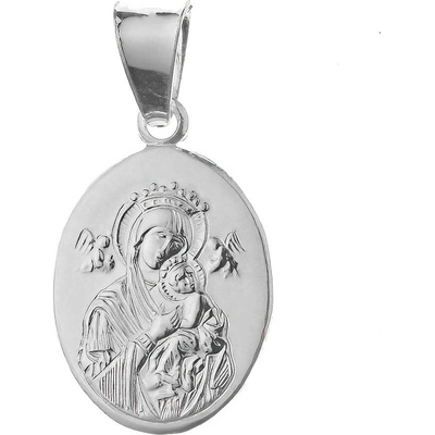 Argento Strieborný prívesok Matka ustavičnej pomoci 85806